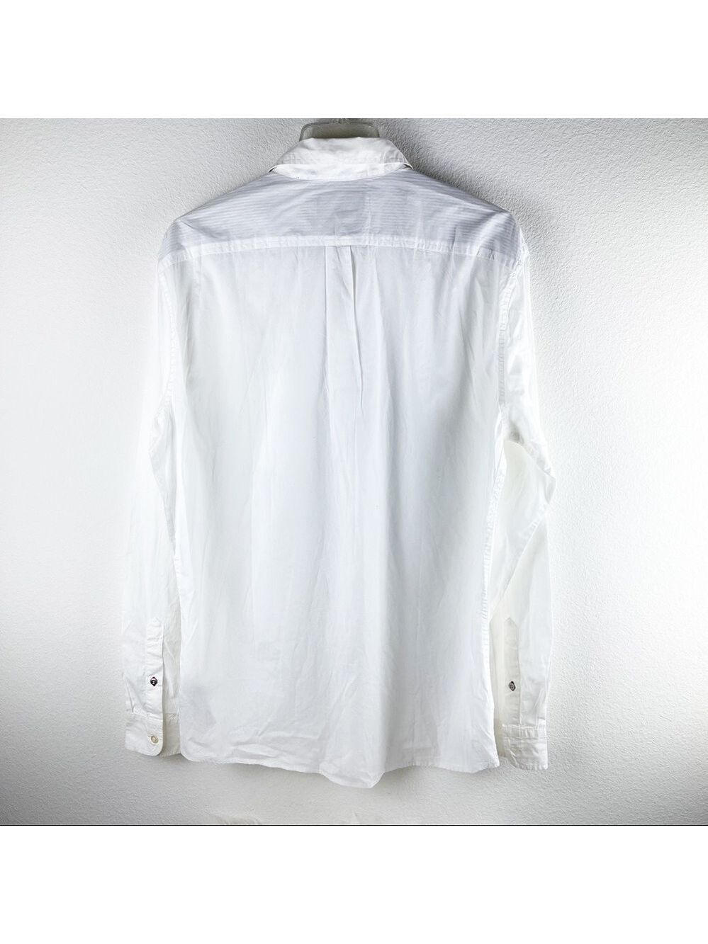 Men’s Diesel S Guruso White Button Down Long sleeve XL! - Picture 5 of 8